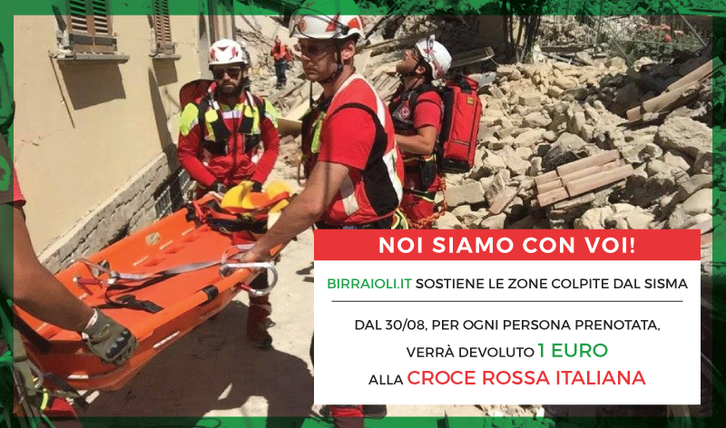 Birraioli.it sostiene le zone del centro Italia colpite dal Sisma